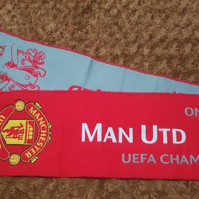 Scarf syal MU / Manchester United UCL 2011