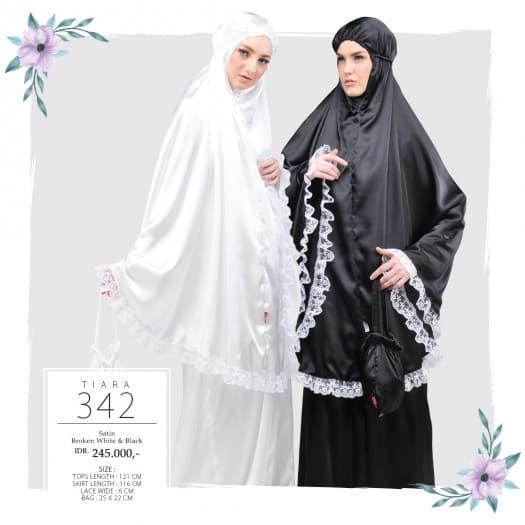 Mukena Satin Polos - Tatuis Tiara 342 - Mukena Dewasa Original Murah