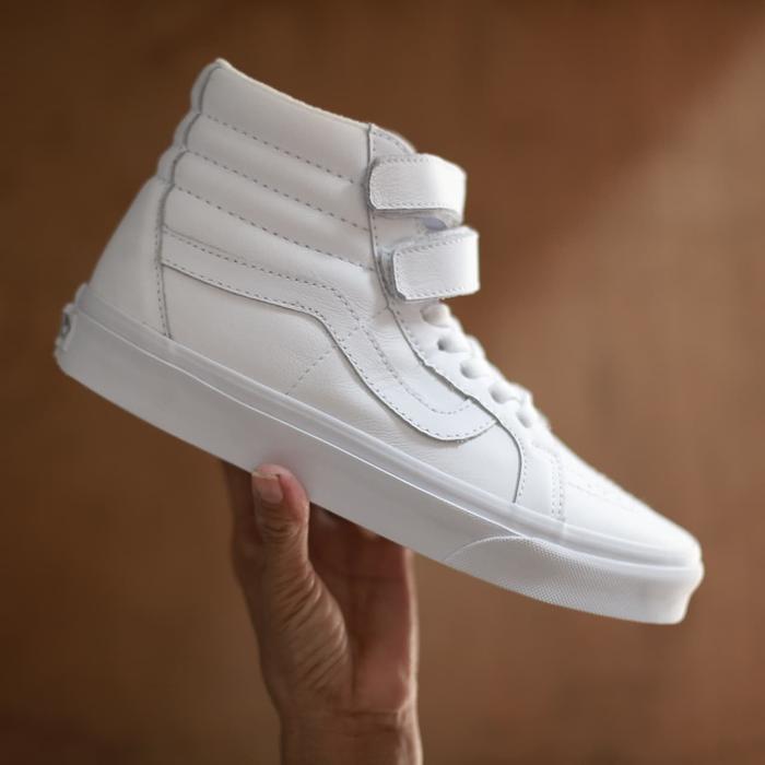 Vans Sk8hi Reissue V Mono Leather True White