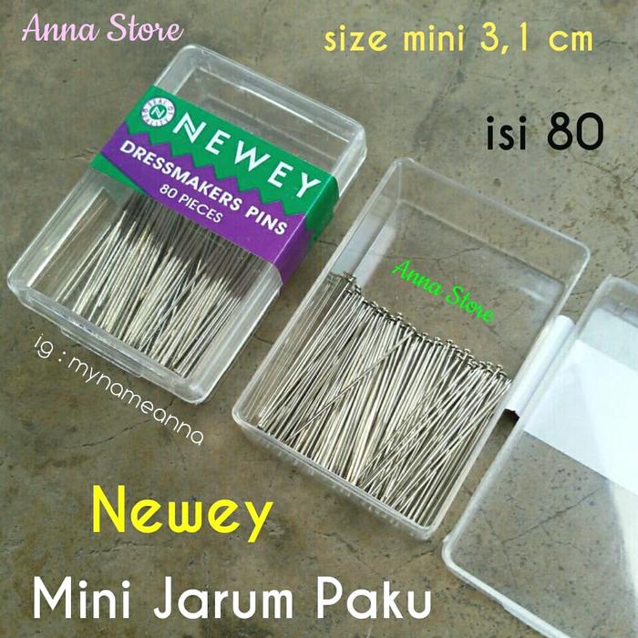 Mini Jarum Pentul Paku Premium Newey isi 80