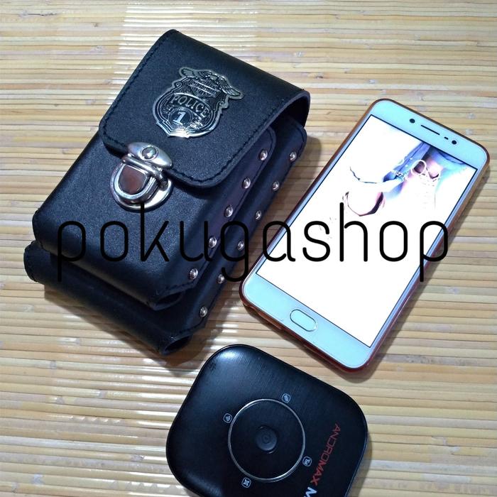 dompet hp/ sarung hp android&bb/logo police /dompet hp polisi