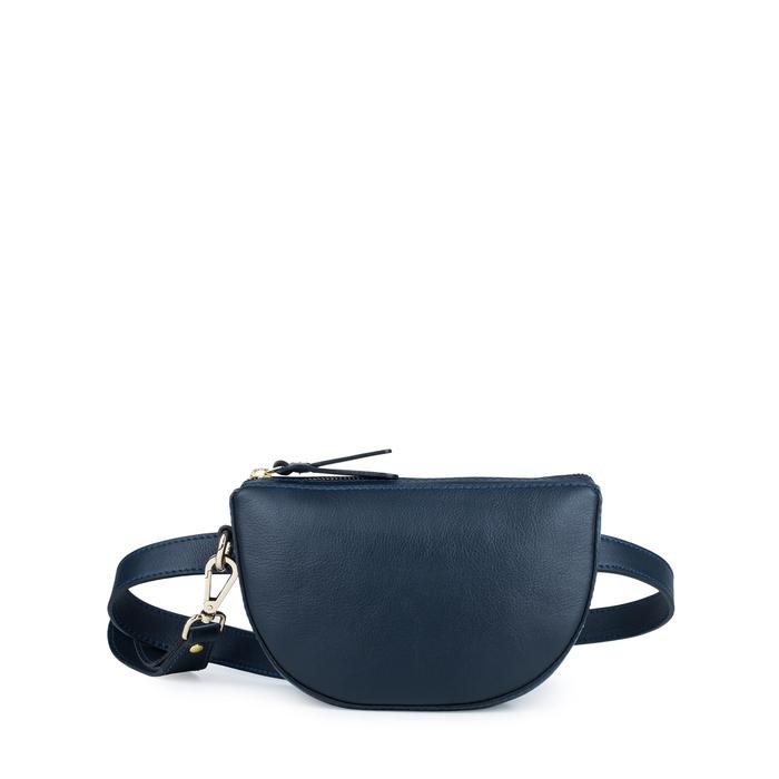 Gammara Leather Crossbody Sling Bag - Tanete (Navy Blue)