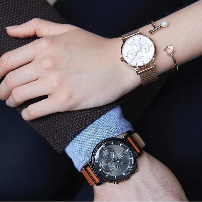Jam Tangan Alba Couple Original AT3D69X1 & AP6594X1 ORIGINAL 100%