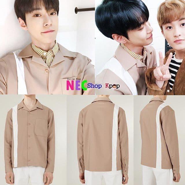 Nct Doyoung Shirt Beige