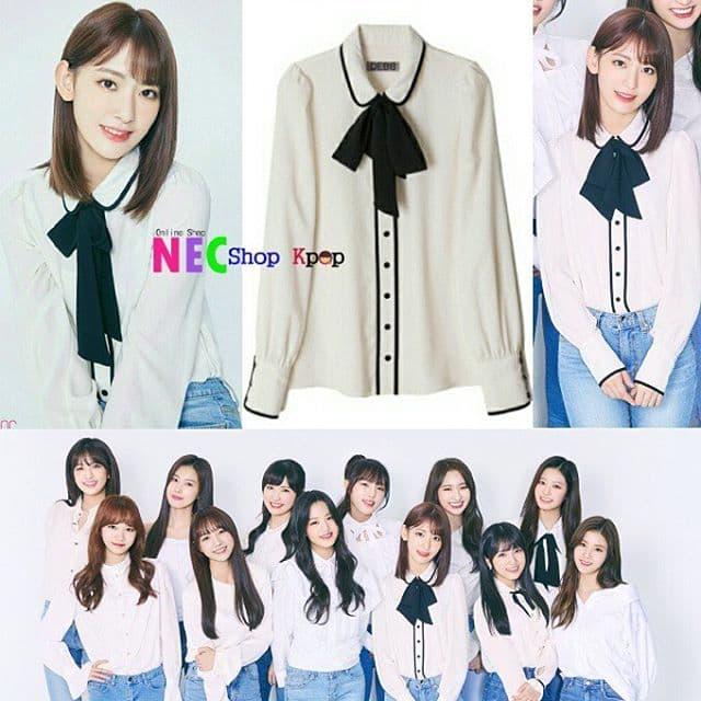 Sakura Izone Black Edge Signature Blouse