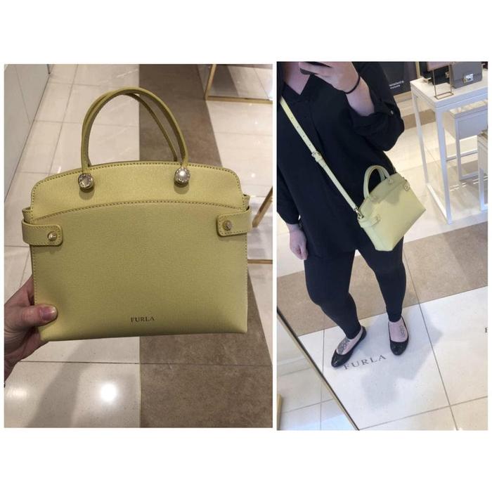 Furla Agata Small Yellow