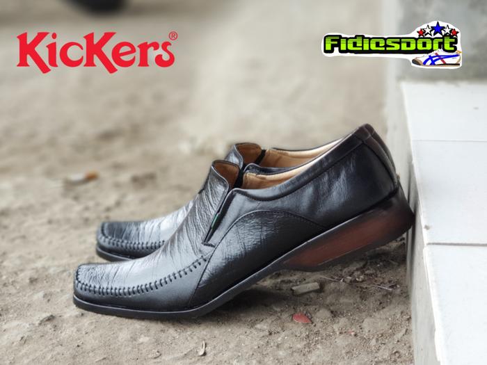 Sepatu Pantopel Kulit Kickers - Sepatu Formal Pantopel Pria