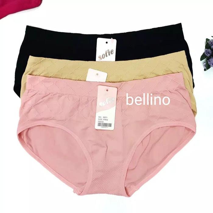 CELANA DALAM WANITA RAJUT SOFIE 3071 / CD RAJUT FIT TO XXL