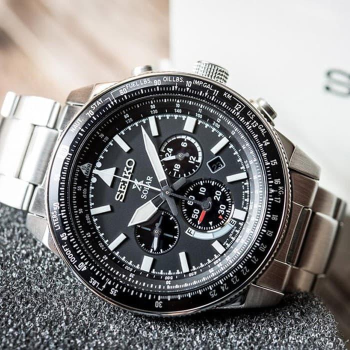 Jam Tangan Seiko Original Flightmaster SSC607P1 ORIGINAL 100%