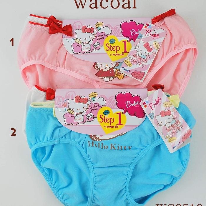 PANTY BABE BY WACOAL ISI 2 HELLO KITTY CELANA DALAM ANAK PEREMPUAN