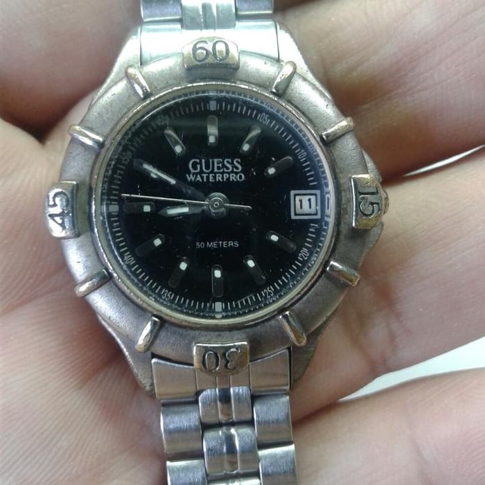 jam tangan bekas GUESS waterpro wanita