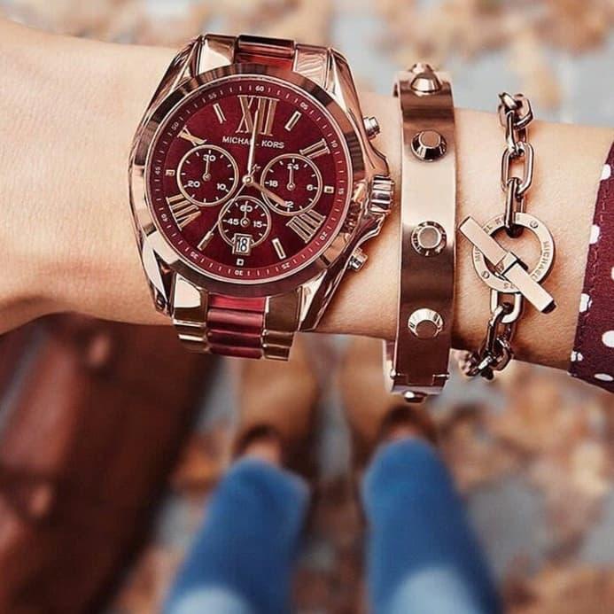 Jam Tangan Couple Merk MK Type 6270 Chrono Aktif S.Stell Original