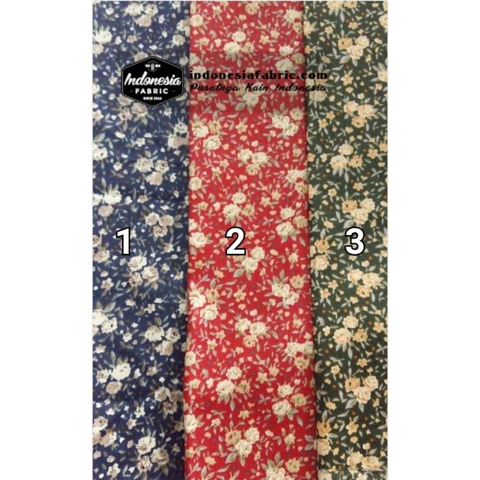 Kain Gamis Kain Katun Jepang motif New Selena (per 1 mtr)