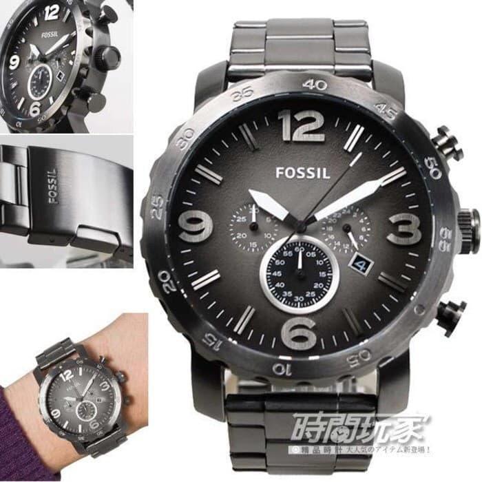 Jam Tangan Pria Merk Fossil JR 1437 / JR1437 Original Free Yes