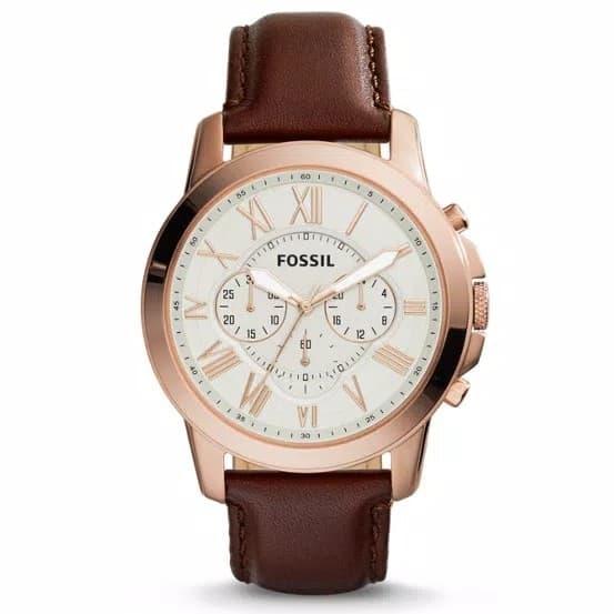 Jam Tangan Pria Merk Fossil Original Type FS 4991 / FS4991 Leather