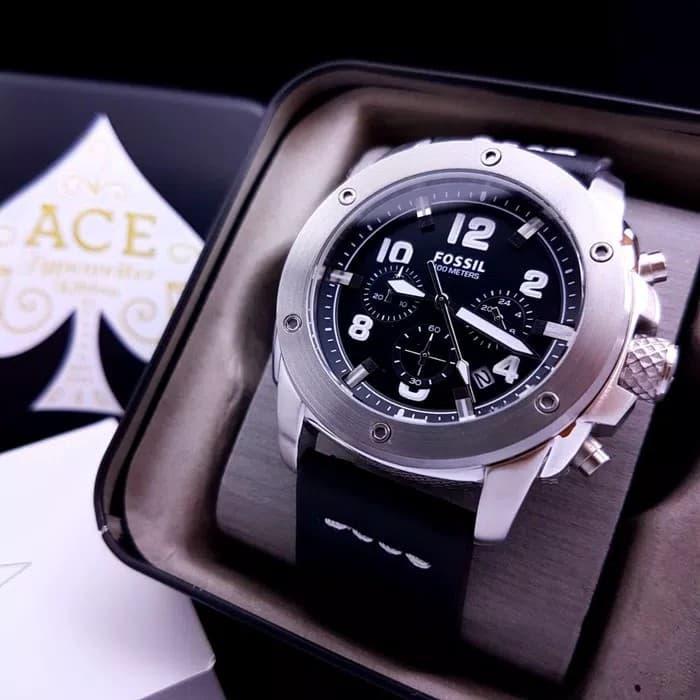 Jam Tangan Pria Merk Fossil Original Type FS 4928 / FS4928 Free Yes