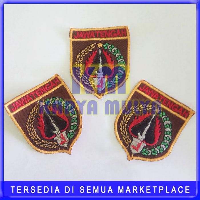Bed Kwarda Pramuka Provinsi Custom - Badge Bordir Kwarda Pramuka - KM