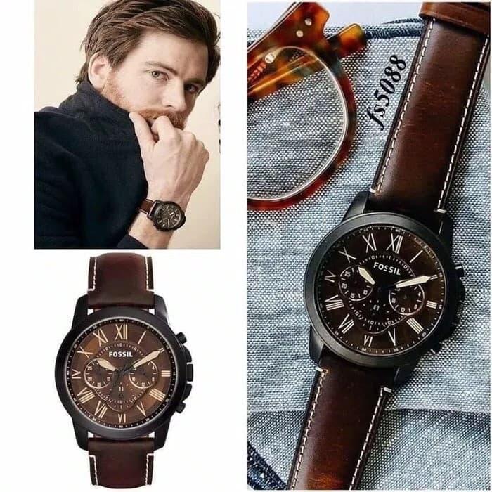 Jam Tangan Pria Merk Fossil FS5088 Original Free Jne Yes