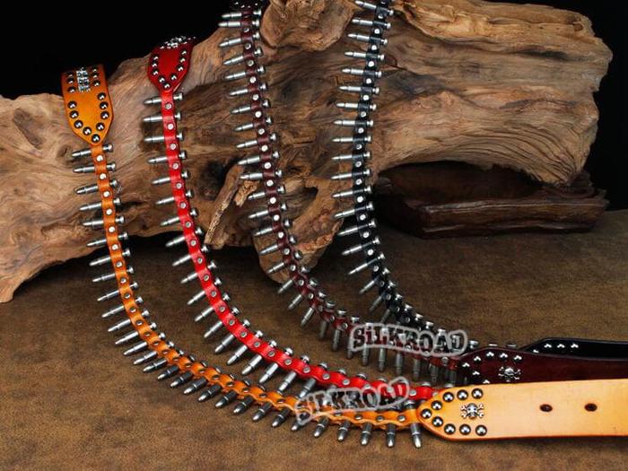 peluru bullet ikat pinggang belt leather kulit unik
