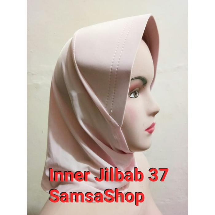 InnerJilbab/Bergo pendek/bergo mini/anakkerudung/Jilbabinstan pinkbaby