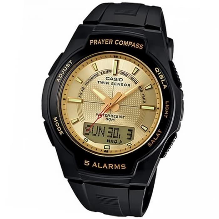 Casio CPW-500H-9A / CPW 500H Islamic Prayer Compass Watch Original