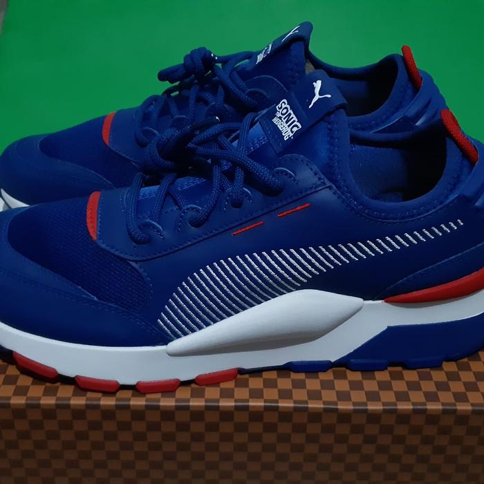 Puma X SONIC Sega RS-0 Dr. Eggman Sonic Black Blue Navy 100% ORIGINAL