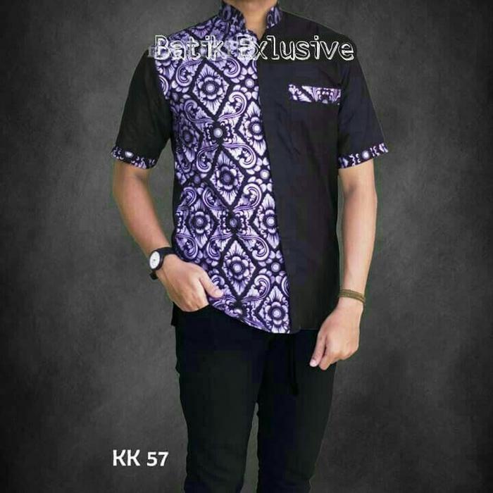 Baju Kemeja Koko Batik Prada M - JUMBO
