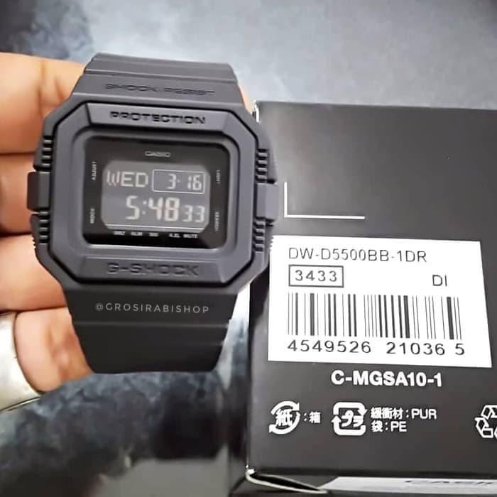 Jam Tangan Casio G-Shock DWD5500BB Original DW-D5500BB-1DR DWD5500