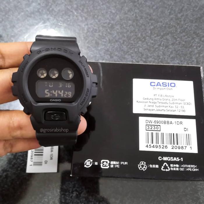 Jam Tangan Casio G-Shock DW-6900BBA-1DR % Original DW6900BBA