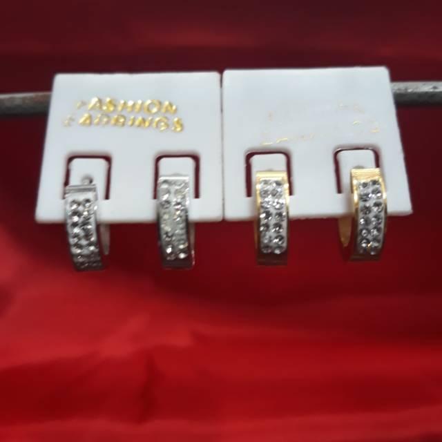 Anting Gepeng Besi Putih Asli Ternate