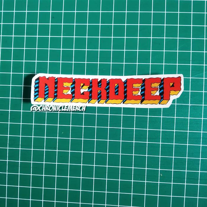STICKER NECK DEEP THE PEACE AND THE PANIC USA TOUR 2