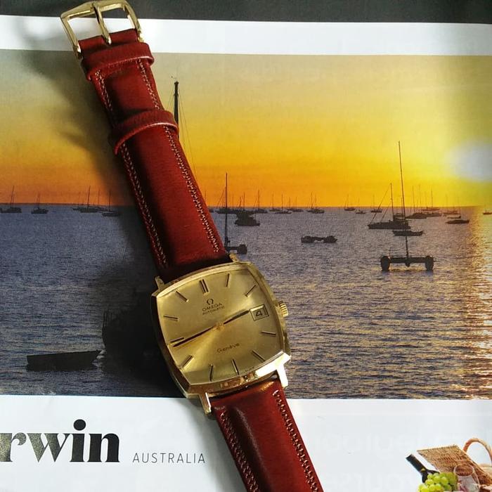 Jam Tangan OMEGA Automatic 23 jewels, Gold Geneve Cal.1012