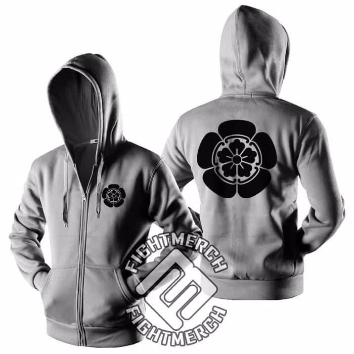 hoodie zipper oda nobunaga - oda clan