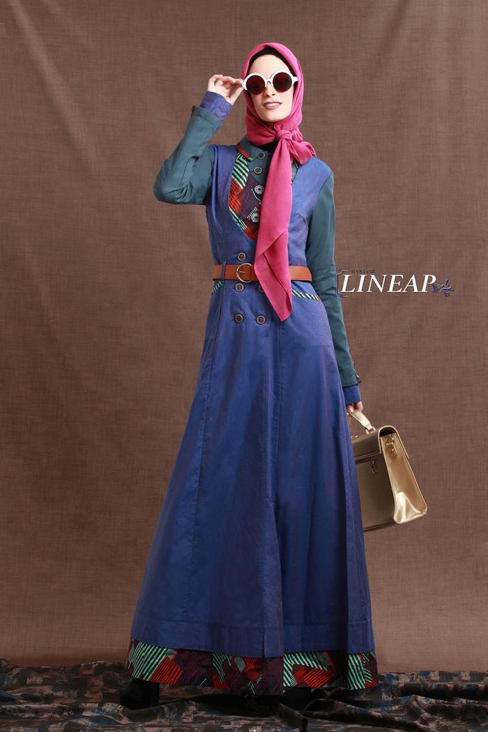 MAXI DRESS / GAMIS PESTA - TUNEECA LINEAR T-0717027 - GAMIS BRANDED
