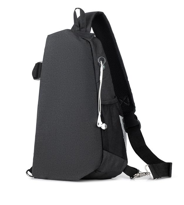 TAS SELEMPANG ANTI MALING USB MEREK BAILLR ITALY NEW STYLE