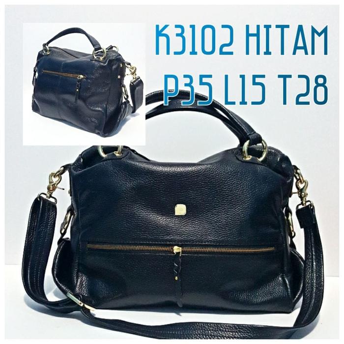 Tas Kulit Papillon Original K3102 Hitam