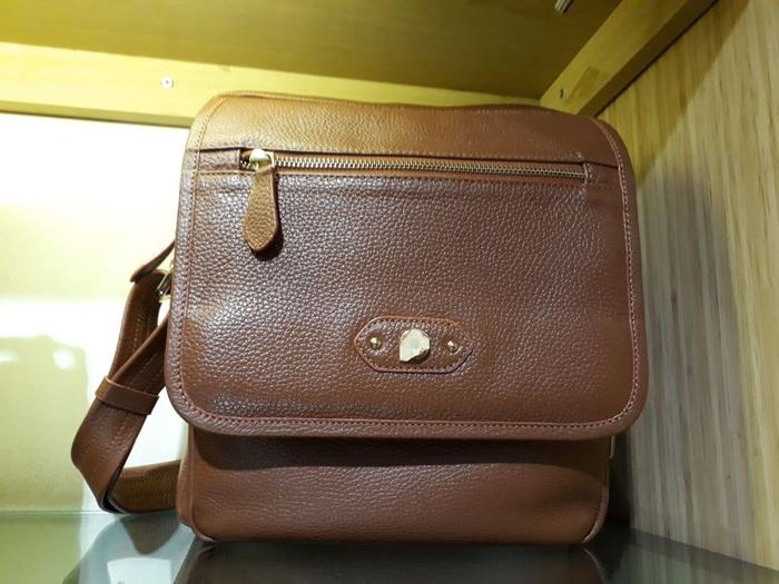 Tas Kulit Papillon Original K3015 Asem Tali Kulit Cowok Pria