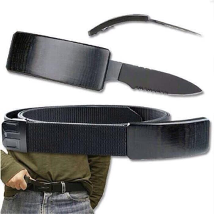 Sabuk Pisau Ikat Pinggang Belt Knife Gasper Keamanan Militer Outdoor