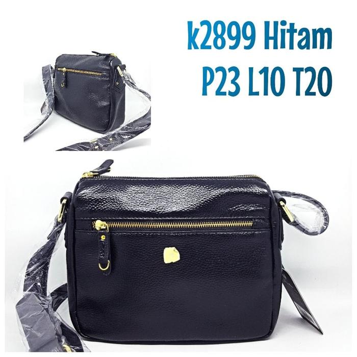 Tas Kulit Papillon Original K2899 Hitam