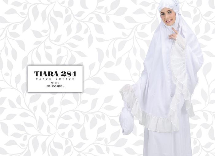 MUKENA PUTIH POLOS - MUKENA TATUIS TIARA 284 - MUKENA UMROH DEWASA