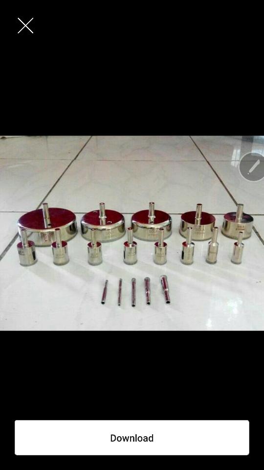 Matabor Kaca 17mm Mata Bor Batu Akik Bor Keramik Bor Granit