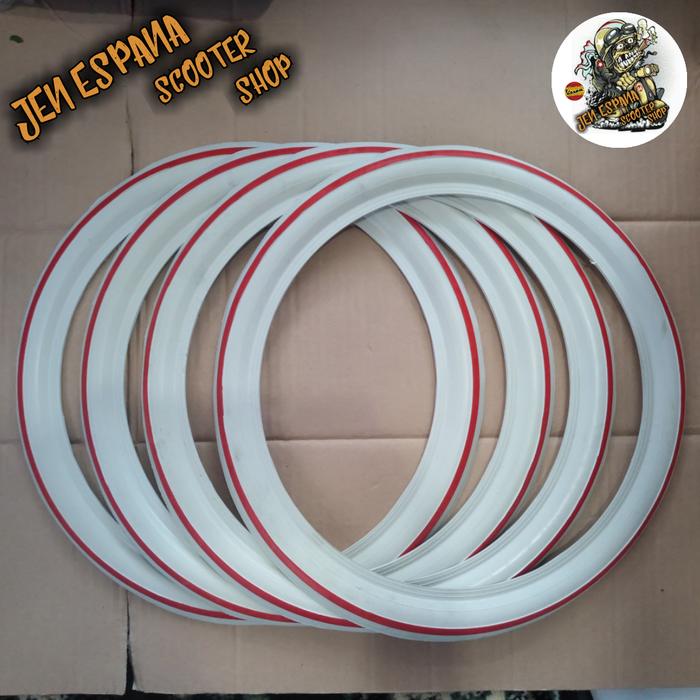 white wall ring 14. list ban ring14.. lis ban ring 14..