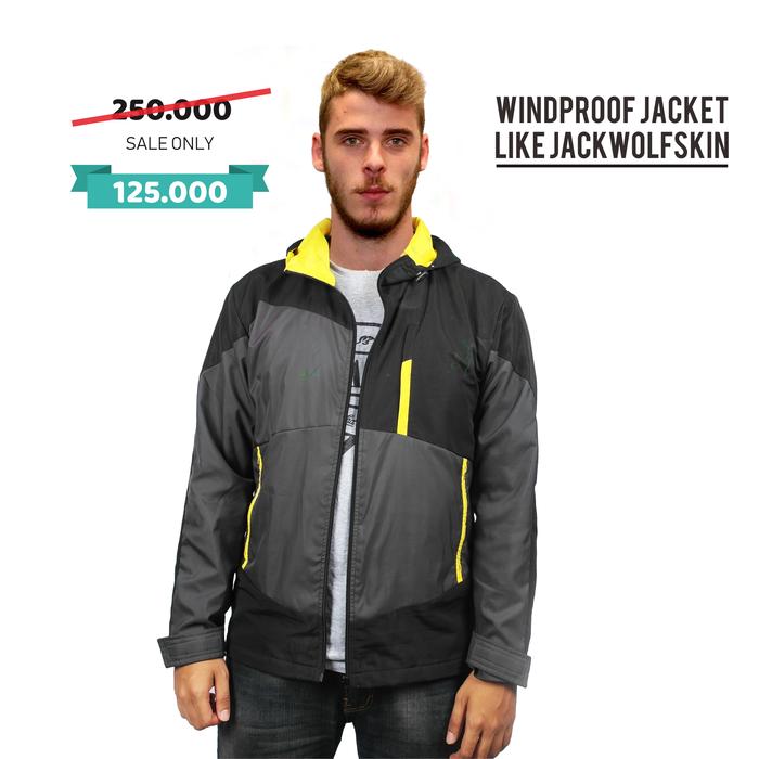 Jaket windproof like jack wolfskin