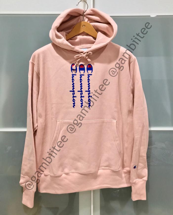 Champion x UO Reverse Weave Pullover Hoodie Rose supreme bape off