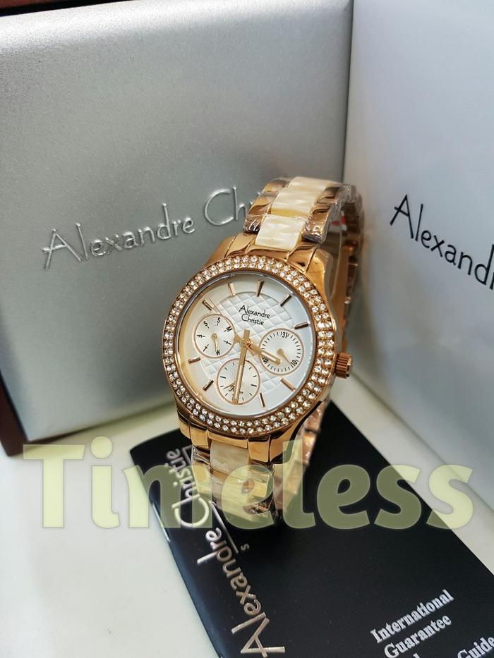 jam tangan wanita alexandre christie ac 2705 BF Bronze