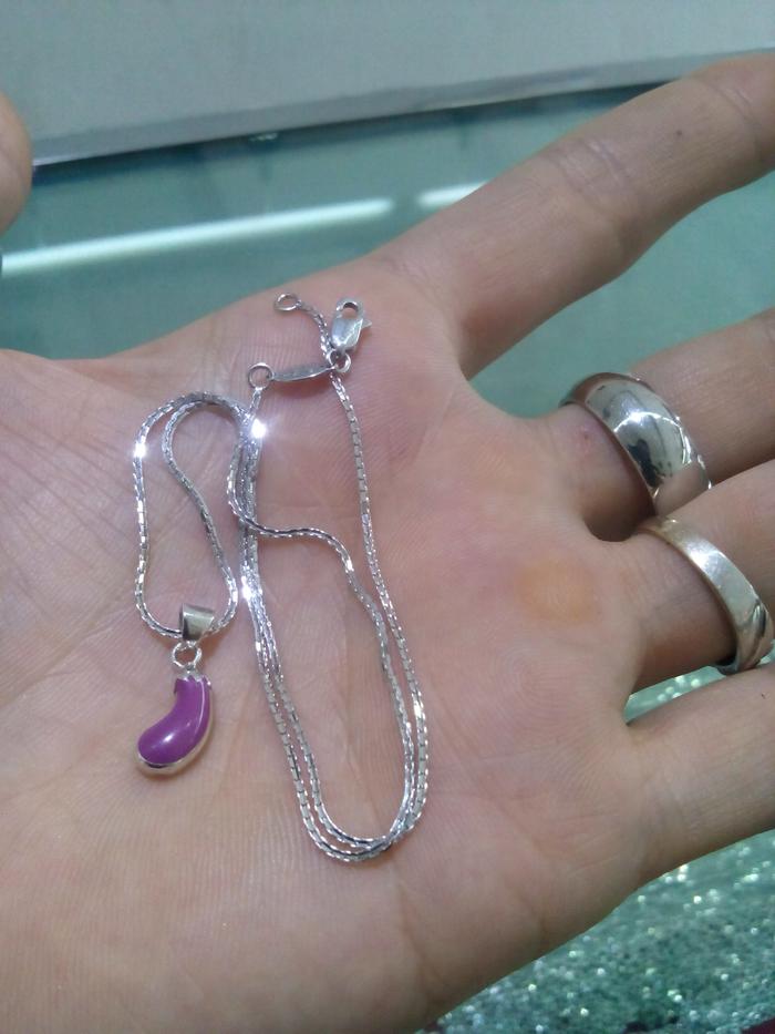 Kalung Perak Anak+Liontin Perak Silver925 Perhiasan Kalung Anak