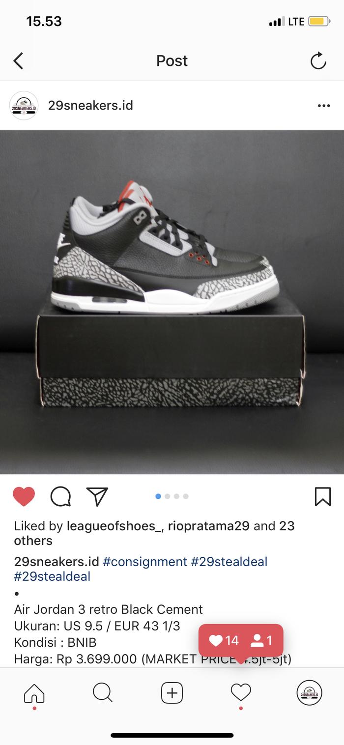 air jordan 3 retro black cement