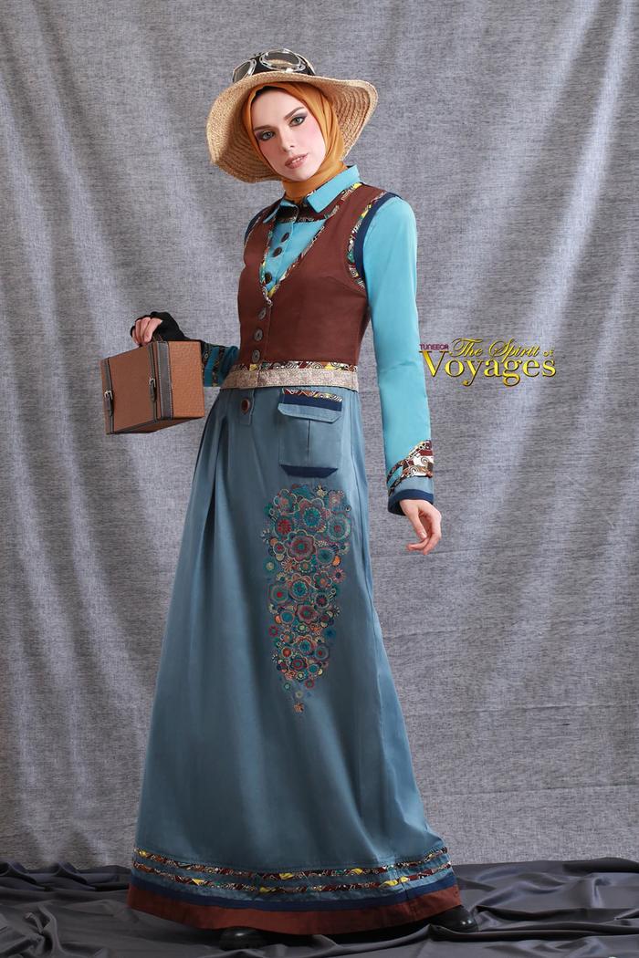 GAMIS PESTA / MAXI DRESS - TUNEECA THE SPIRIT OF VOYAGES T-0118075
