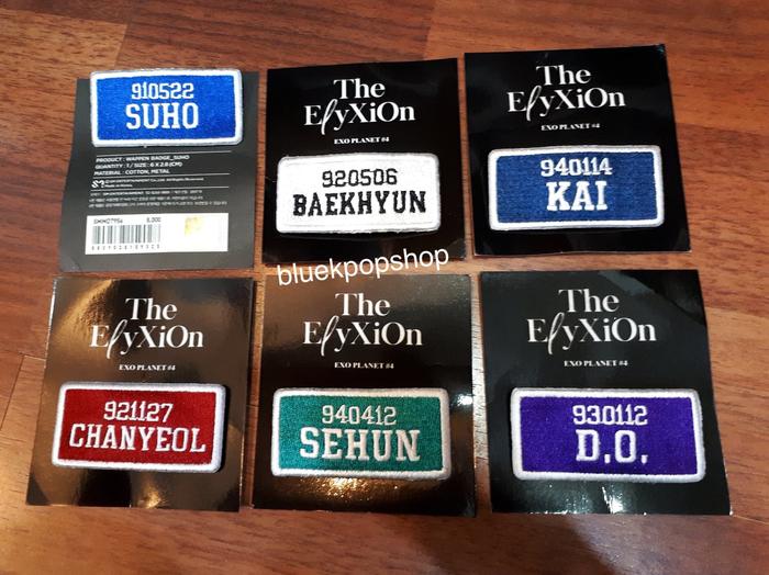 Aksesoris Fashion Kpop Wappen / Brooch EXO - The ElyXiOn