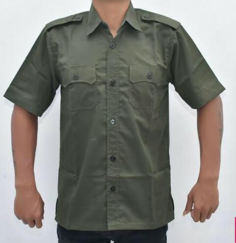 seragam kerja dinas warna hijau TNI